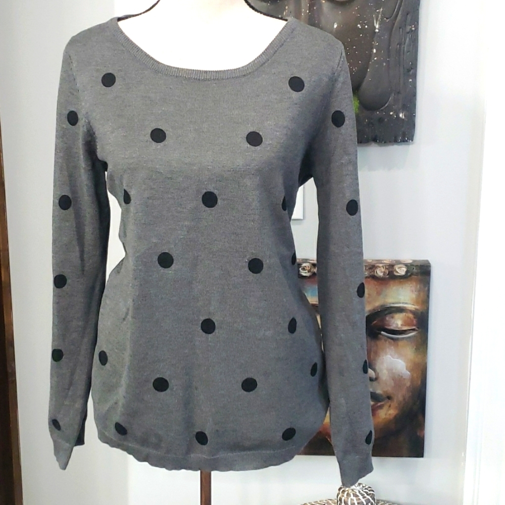 EUC Absolutely Polka Dot Sweater
